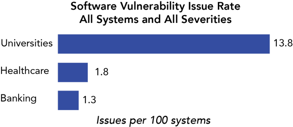 Software vulnerability issue rate